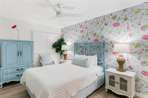 Bedroom, Interior, Wood Texture Flooring