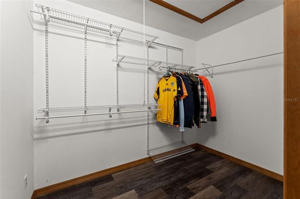 Interior, Walk-in Closets, Wood Texture Flooring