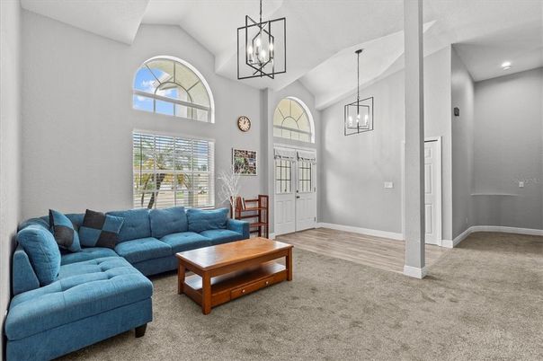 Interior, Living room, Pendant Lights, Recessed Lighting