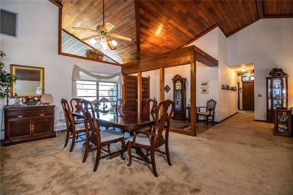 Dining room, Interior, Wooden Beams, Wooden Ceilings