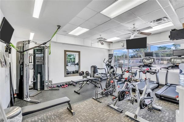 Fitness Equipment, Interior, Recessed Lighting