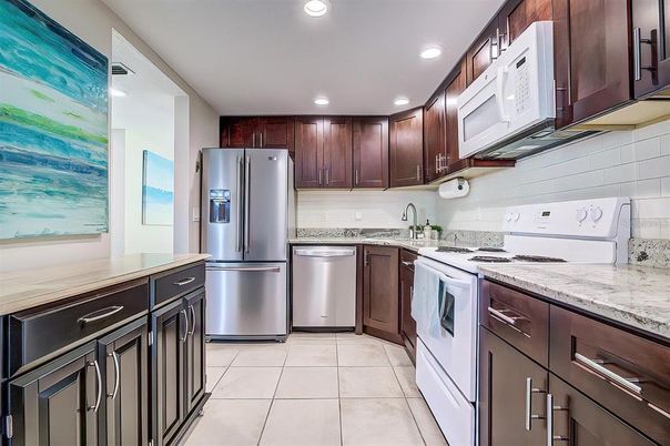Interior, Kitchen, Recessed Lighting, Stainless Steel Appliances