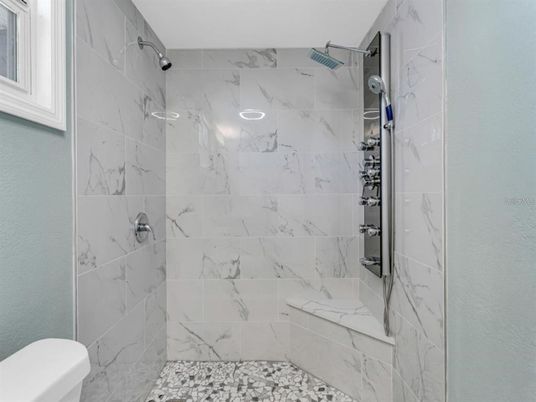 Bathroom, Interior, Marble Walls