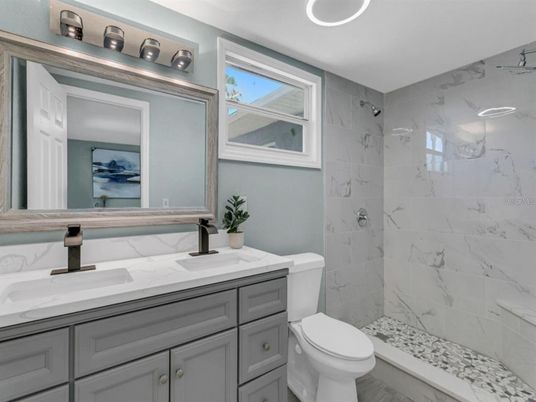 Bathroom, Interior, Marble Walls