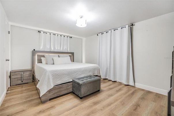 Bedroom, Interior, Wood Texture Flooring