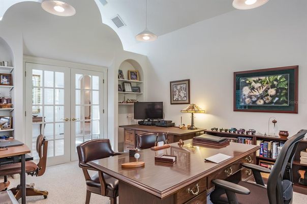 Home Office, Interior, Pendant Lights, Recessed Lighting