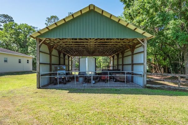 Backyard, Detached Garage, Exterior