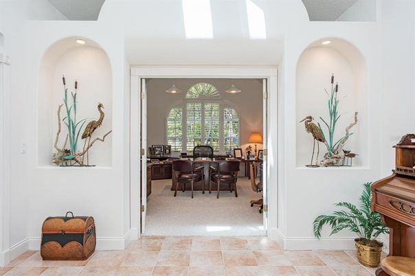 Home Office, Interior, Recessed Lighting