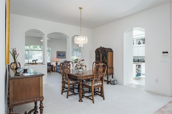 Chandelier, Dining room, Interior