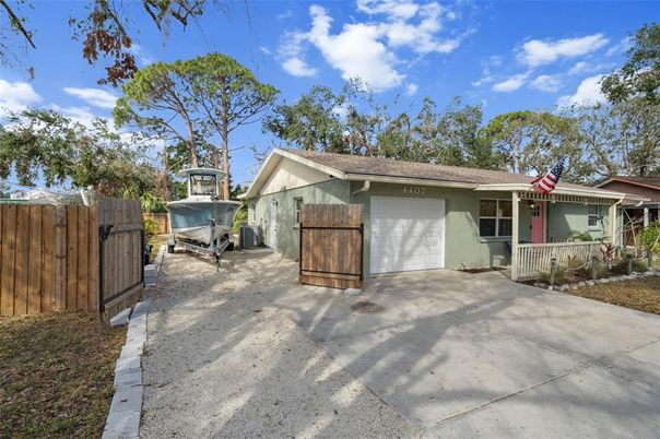 Backyard, Detached Garage, Exterior