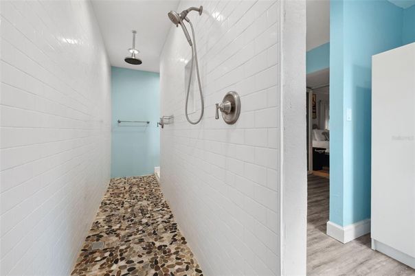 Bathroom, Interior, Wood Texture Flooring