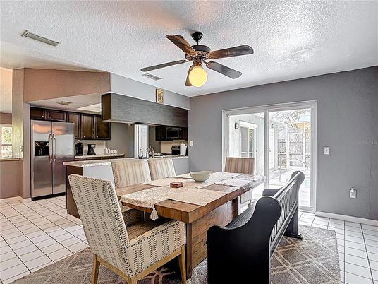Dining room, Interior, Kitchen, Stainless Steel Appliances
