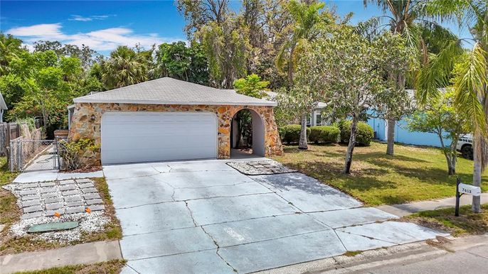 Attached, Backyard, Exterior, Facade, None