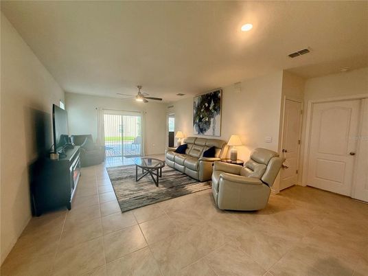 Interior, Living room, Recessed Lighting