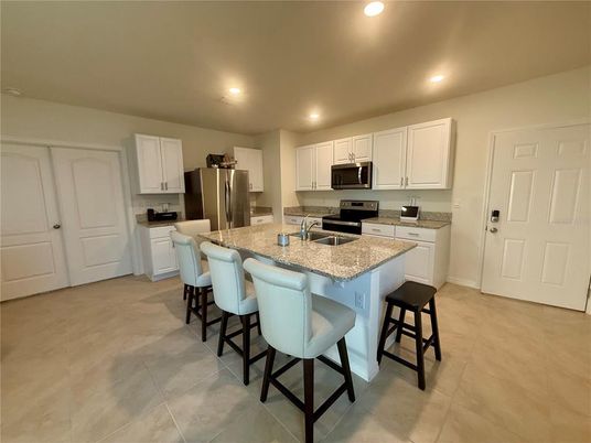 Interior, Kitchen, Recessed Lighting, Stainless Steel Appliances