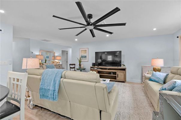 Interior, Living room, Recessed Lighting