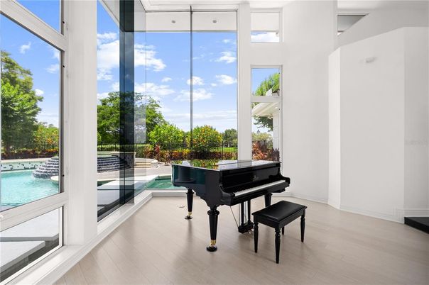 Interior, Piano, Wood Texture Flooring