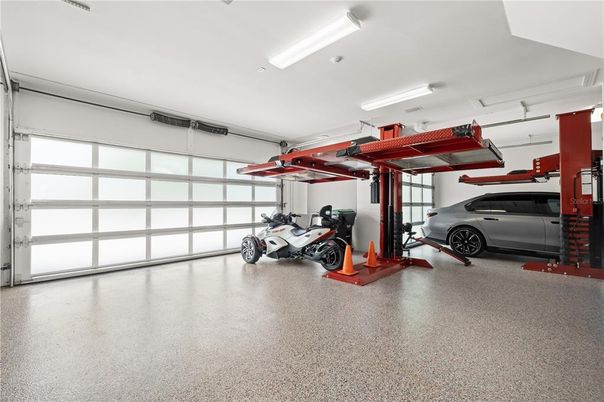 Fitness Equipment, Garage, Interior, Recessed Lighting