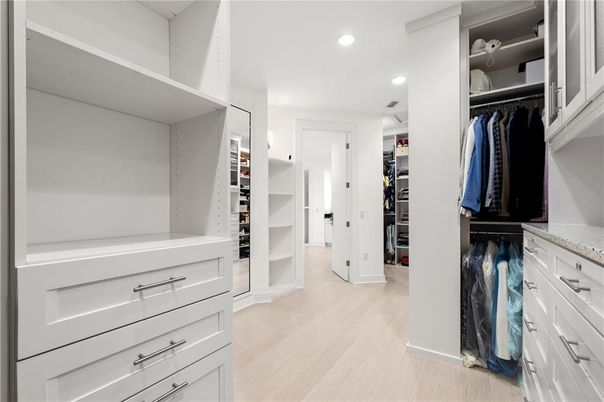 Interior, Recessed Lighting, Walk-in Closets, Wood Texture Flooring