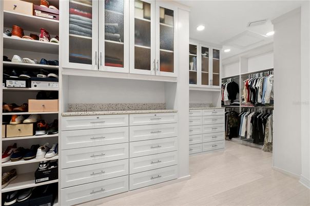 Interior, Recessed Lighting, Walk-in Closets, Wood Texture Flooring