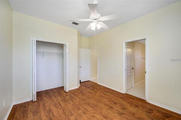 Empty room, Interior, Walk-in Closets, Wood Texture Flooring