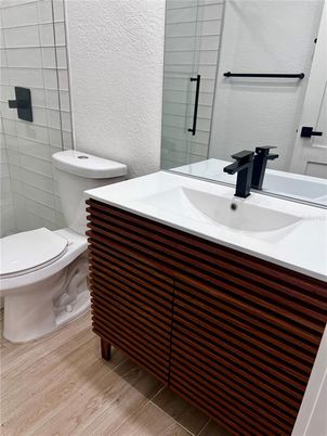 Bathroom, Interior, Wood Texture Flooring