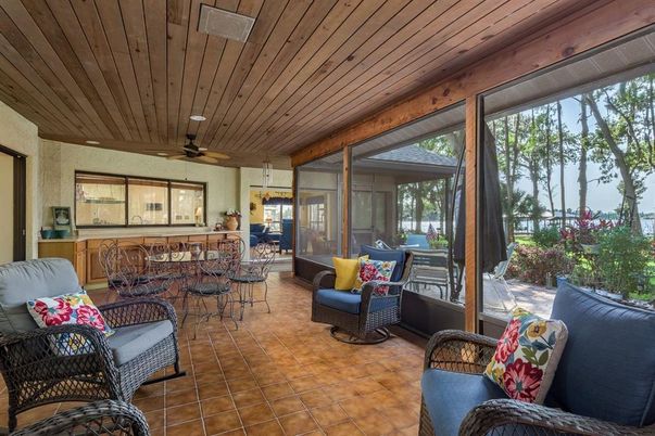 Interior, Living room, Sun Room, Wooden Ceilings