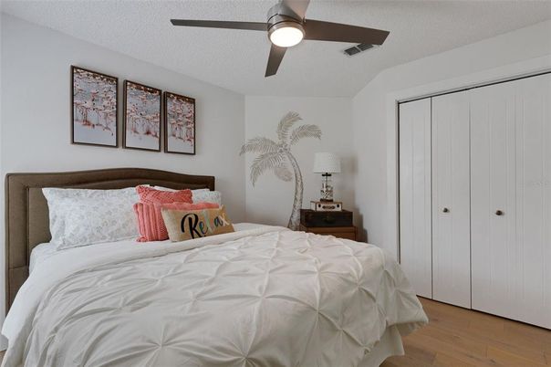 Bedroom, Interior, Wood Texture Flooring