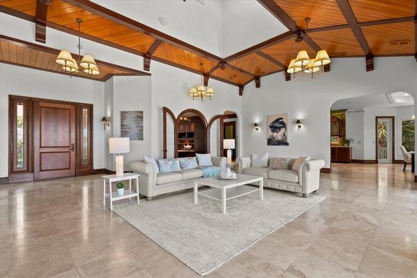 Chandelier, Interior, Living room, Wooden Beams, Wooden Ceilings