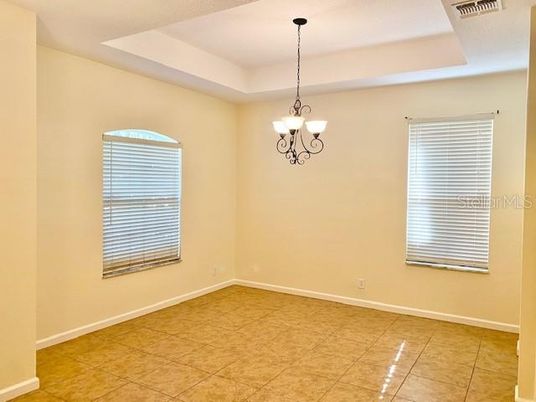 Chandelier, Empty room, Interior