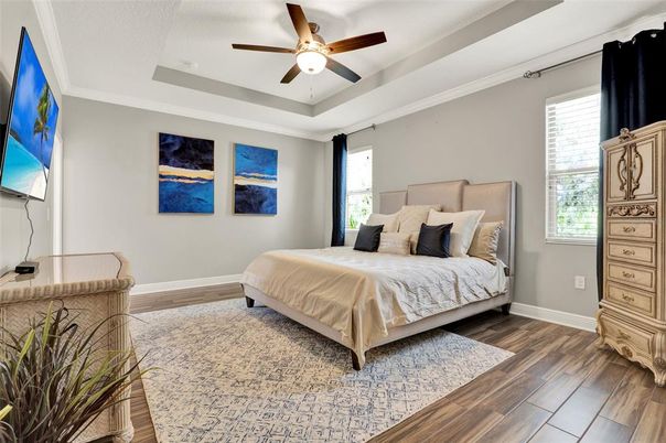 Bedroom, Interior, Wood Texture Flooring