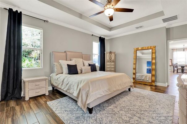 Bedroom, Interior, Wood Texture Flooring