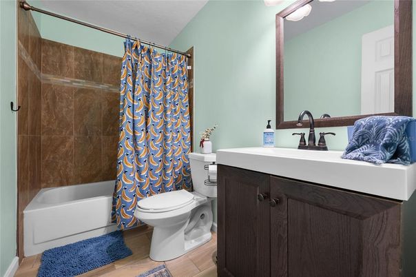 Bathroom, Interior, Wood Texture Flooring