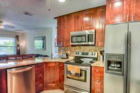Interior, Kitchen, Recessed Lighting, Stainless Steel Appliances