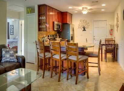 Dining room, Interior, Kitchen, Recessed Lighting