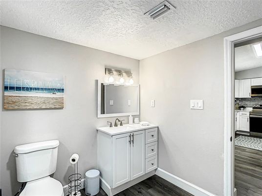 Bathroom, Interior, Wood Texture Flooring