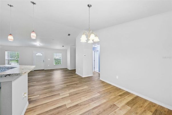 Interior, Pendant Lights, Wood Texture Flooring