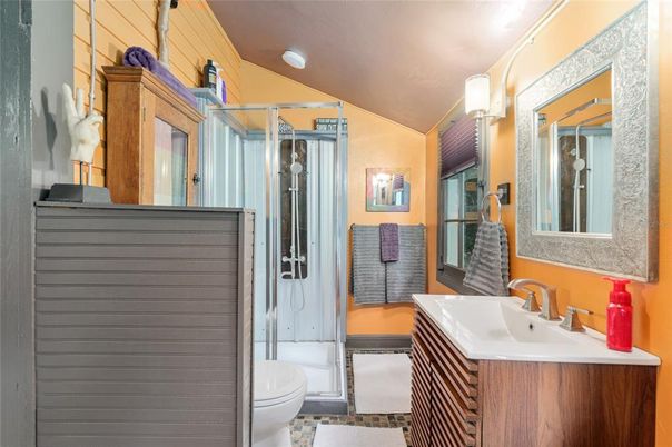 Bathroom, Glass Shower, Interior