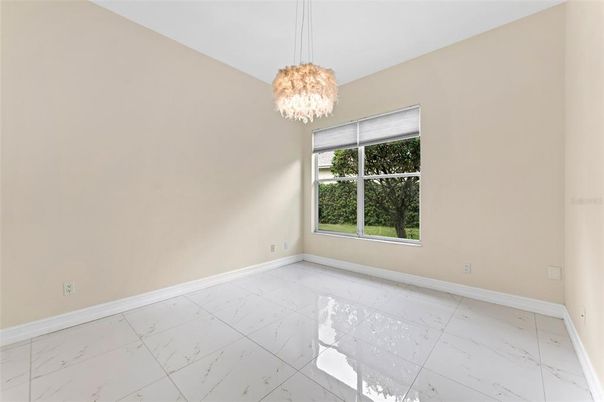 Chandelier, Empty room, Interior, Marble, Pendant Lights