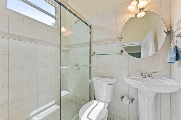 Bathroom, Glass Shower, Interior