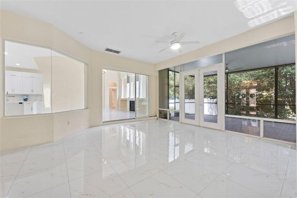 Empty room, Interior, Marble, Recessed Lighting
