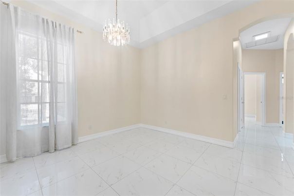 Chandelier, Empty room, Interior, Marble