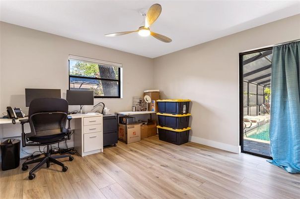 Home Office, Interior, Wood Texture Flooring