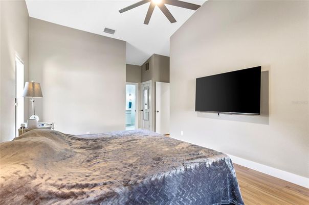 Bedroom, Interior, Wood Texture Flooring