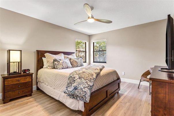 Bedroom, Interior, Wood Texture Flooring