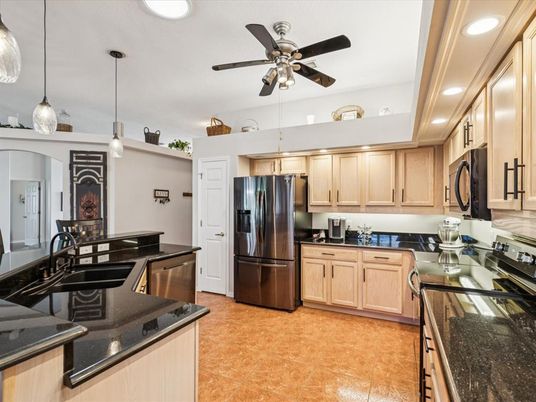 Interior, Kitchen, Pendant Lights, Recessed Lighting