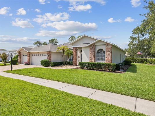 Attached, Backyard, Exterior, Facade, Brick Facade, Ranch