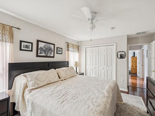 Bedroom, Interior, Wood Texture Flooring