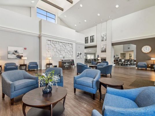 Dining room, Interior, Living room, Recessed Lighting, Wood Texture Flooring