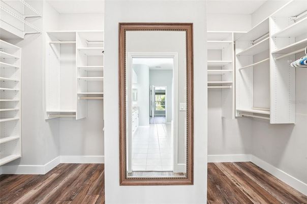 Interior, Walk-in Closets, Wood Texture Flooring